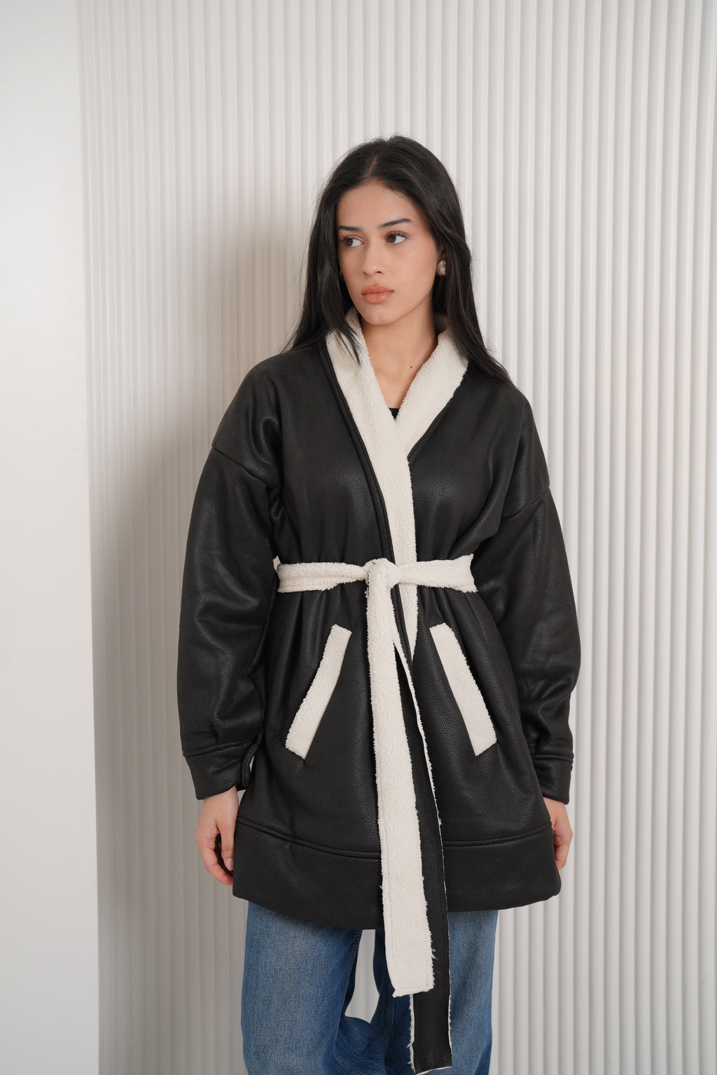 Double- faced leather jacket