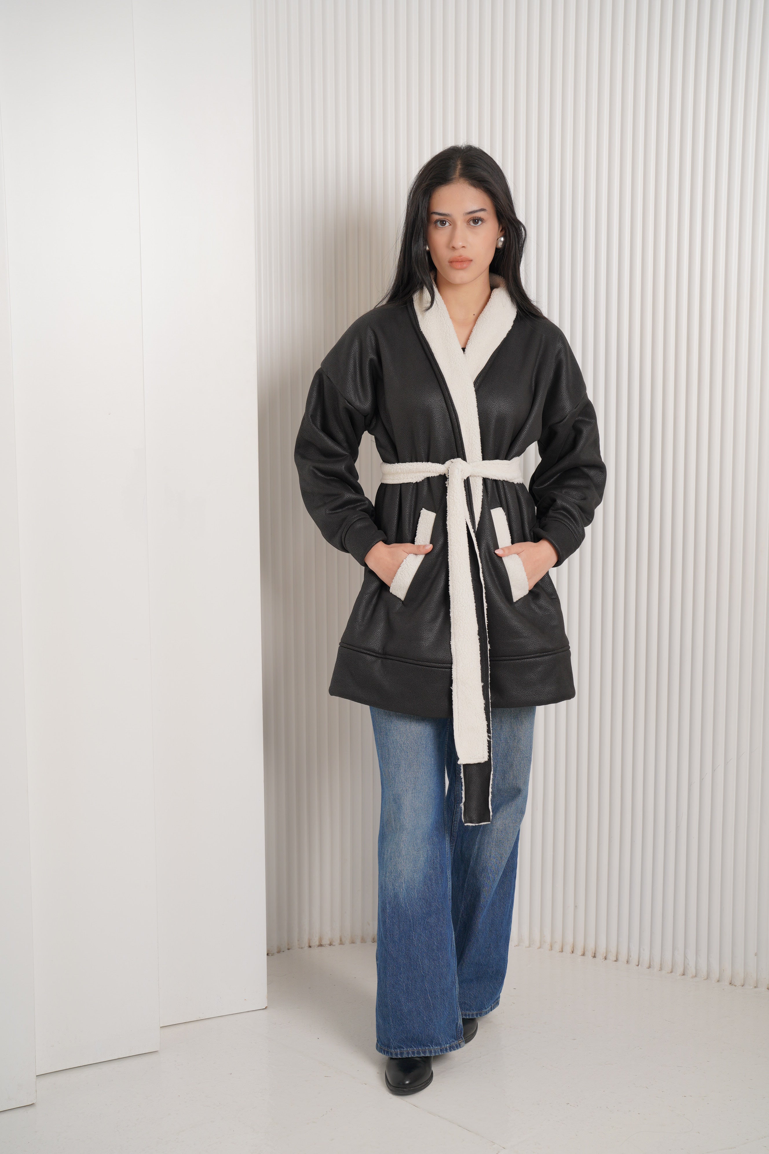 Double- faced leather jacket