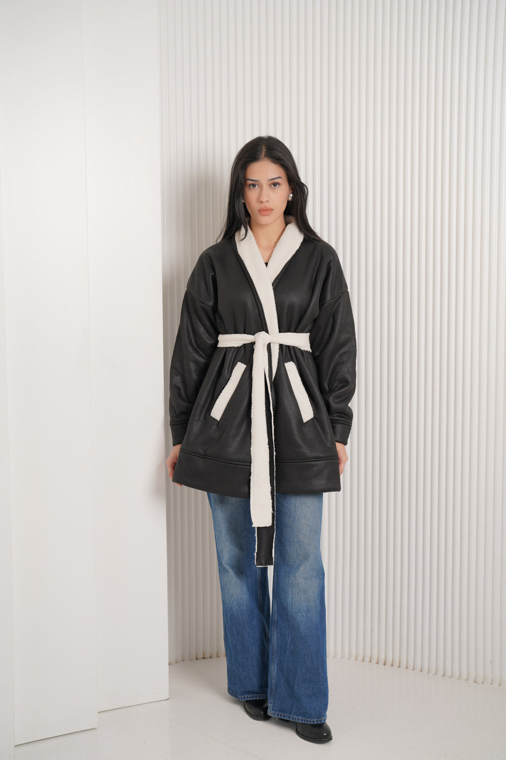 Double- faced leather jacket