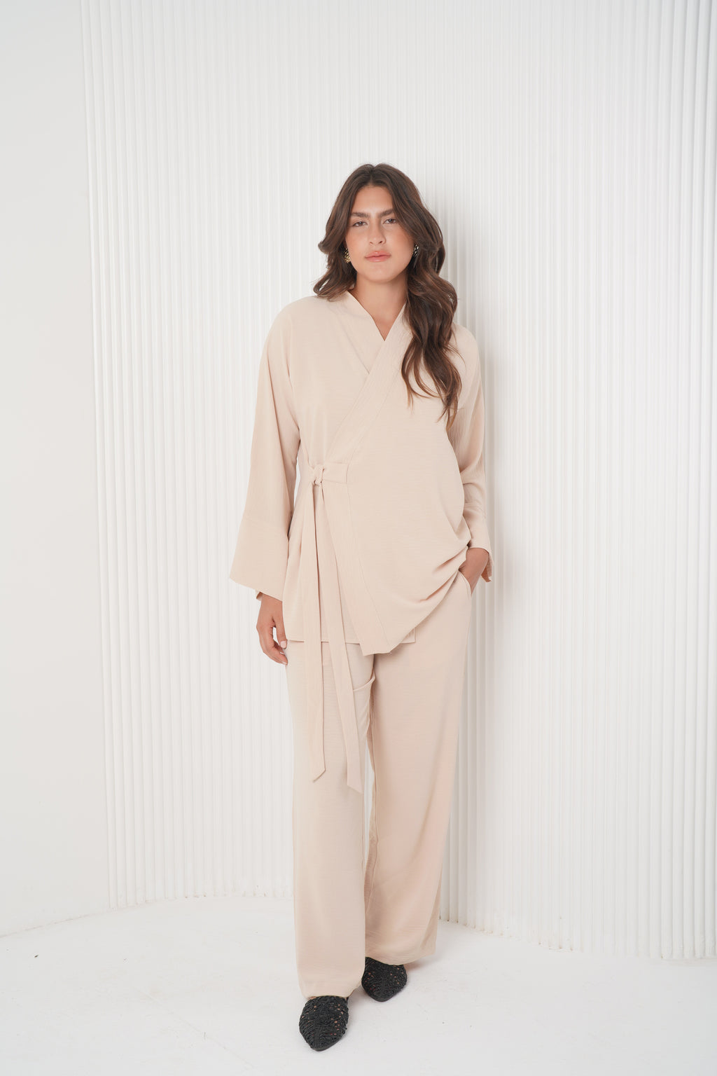 DAY TO NIGHT SET IN BEIGE